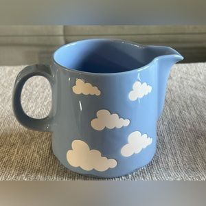 Rare Vintage 1970s Waechtersbach Cloud Milk Juice Jug West Germany Ceramic